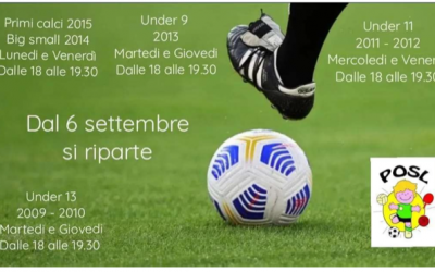 Open day calcio POSL settembre ’21