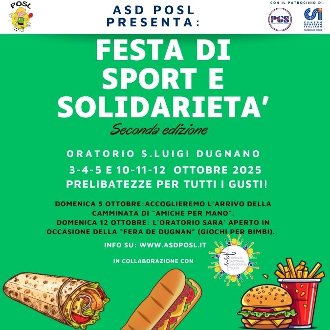 Festa di Sport e di Solidarietà 2025 – Seconda Edizione