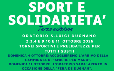 Festa di Sport e di Solidarietà 2026 – terza Edizione